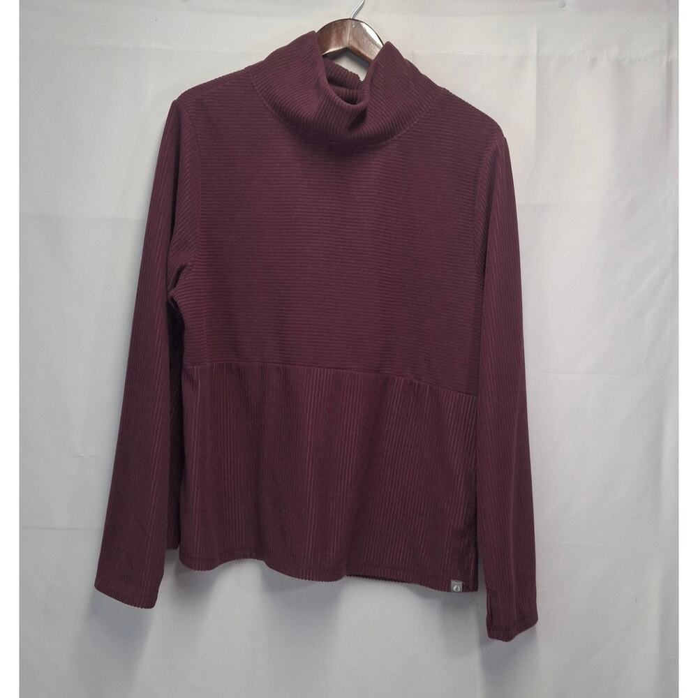 The American Outdoorsman for Women Ribbed Mock Neck Top – Women’s XL